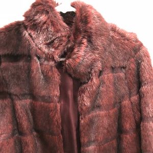 Faux fur jacket